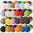 Soft Cotton Multicolored Crochet Yarn for Knitting and Crafts