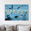 « banky street », impression sur toile tendue, reproduction d’art sur toile-27834509