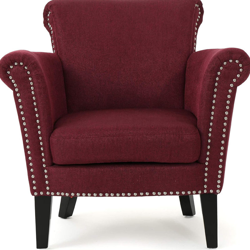 Fauteuil club, Burgundy