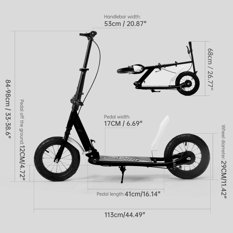 Bethanya Latitude Run Scooter, Black
