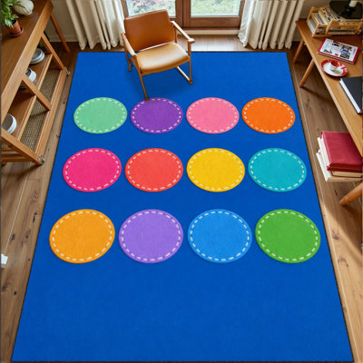 Faux Fur Abstract Rug