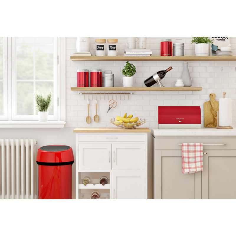 Brabantia 60 Litre Touch Bin, Passion Red