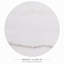 Honey Brown and White Marble Top Round End Table with Reeded Drum Base