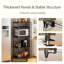 Support de rangement industriel moderne avec tablettes fixes