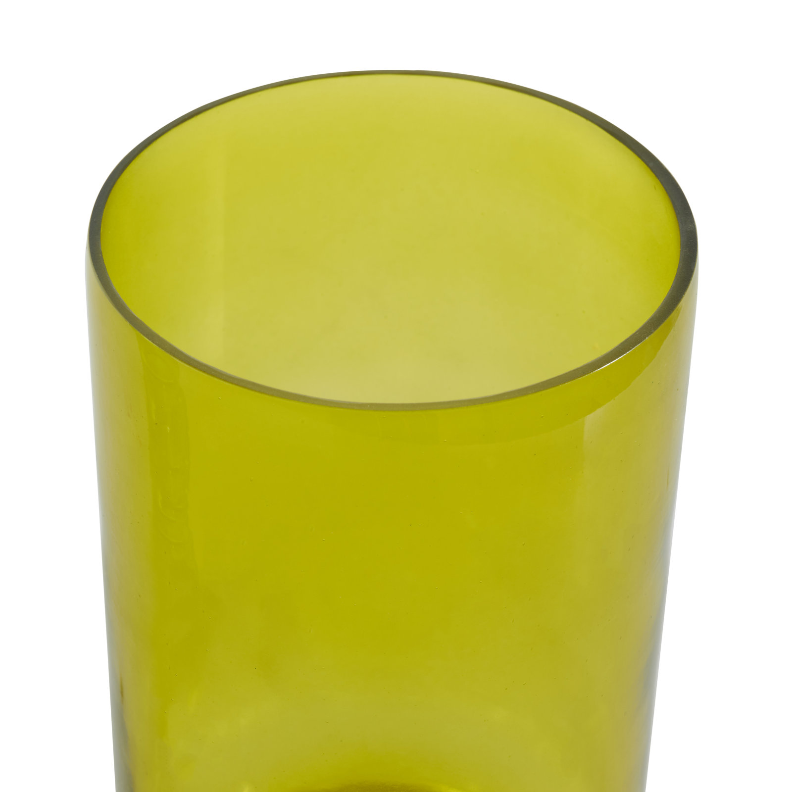 Nerissa Glass Table Vase, Green
