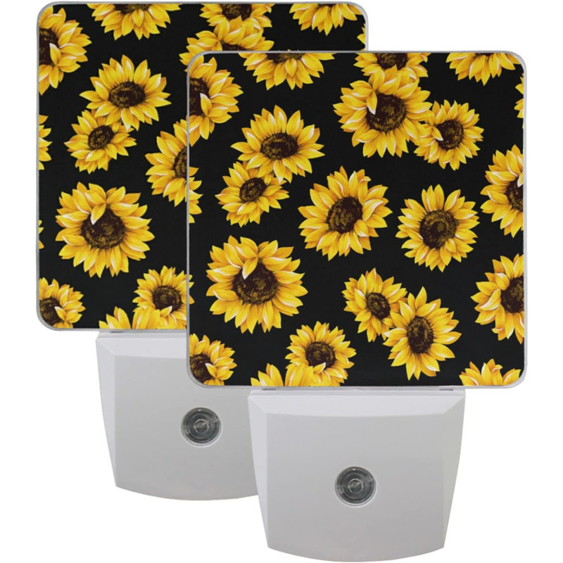 Veilleuse rétro tournesols