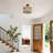 Luther Wood Semi Flush Mount