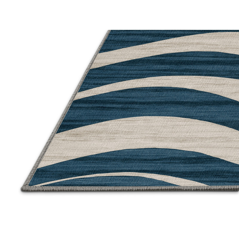  Tapis côtier lavable Wave Abstraction Elite, Tapis de couloir 2 pi x 5 pi