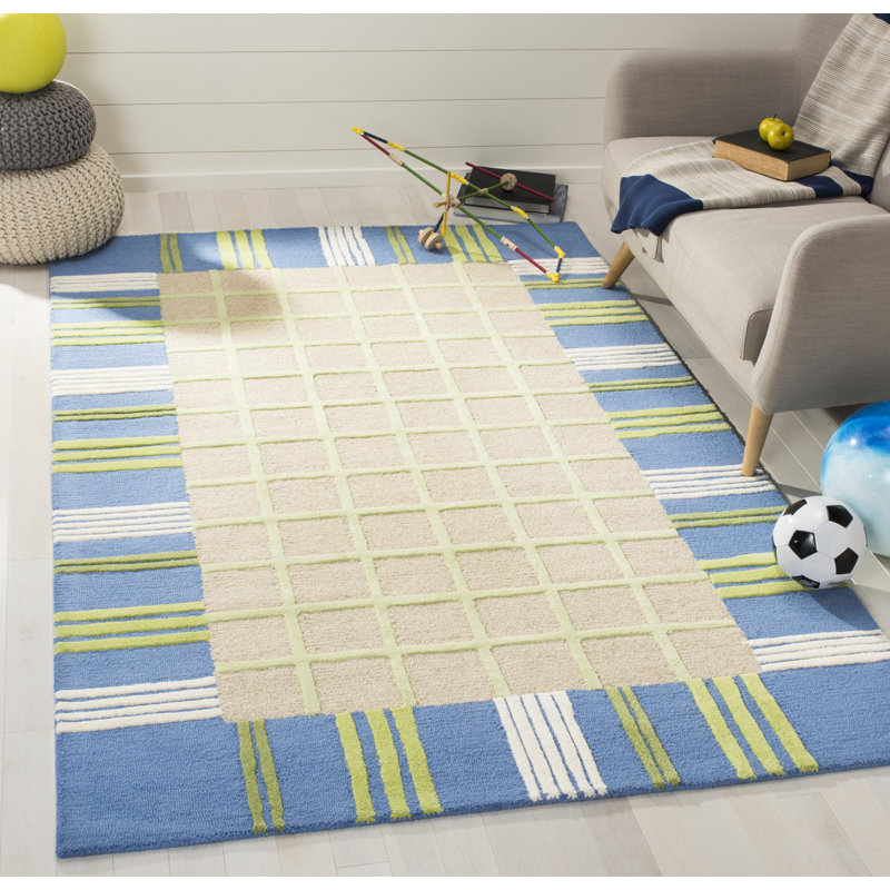 Claro Hand Tufted 80% Wool And 20% Cotton Rug, Rectangle 8' x 10'