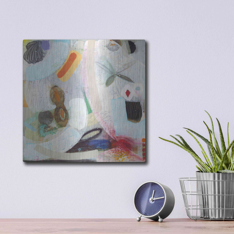 Wrought Studio ™ «Changed My Mind 6» par Aleah Koury, art mural en métal, H 12 po x l 12 po