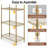 5-Tier Storage Rack With Adjustable Shelves