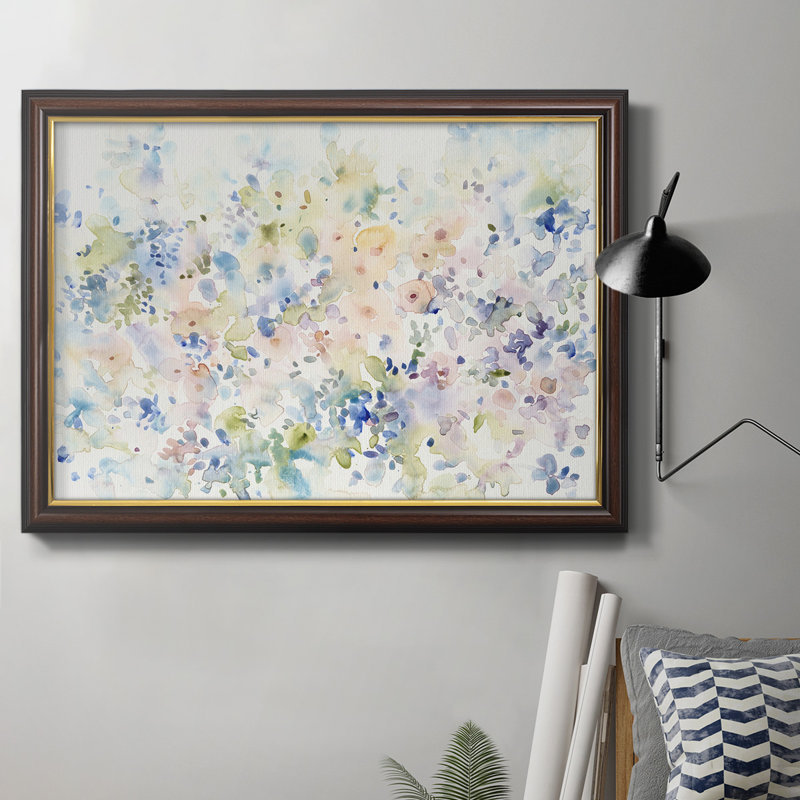 Toile encadrée de qualité supérieure «Flowing Colors II» - prête à être accrochée, H 24 po x l 36 po x P 1 po