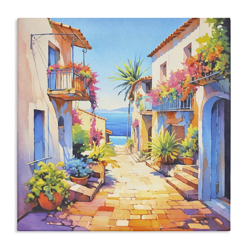 «Scenic Bella Vista», art mural sur toile par Andrea Haase, H 30 po x l 30 po