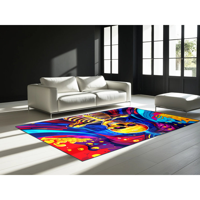 Tapis vibrant Mirage, Rectangle de 5 pi x 8 pi