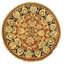 High-Quality Hand-Knotted Red And Black Area Rug