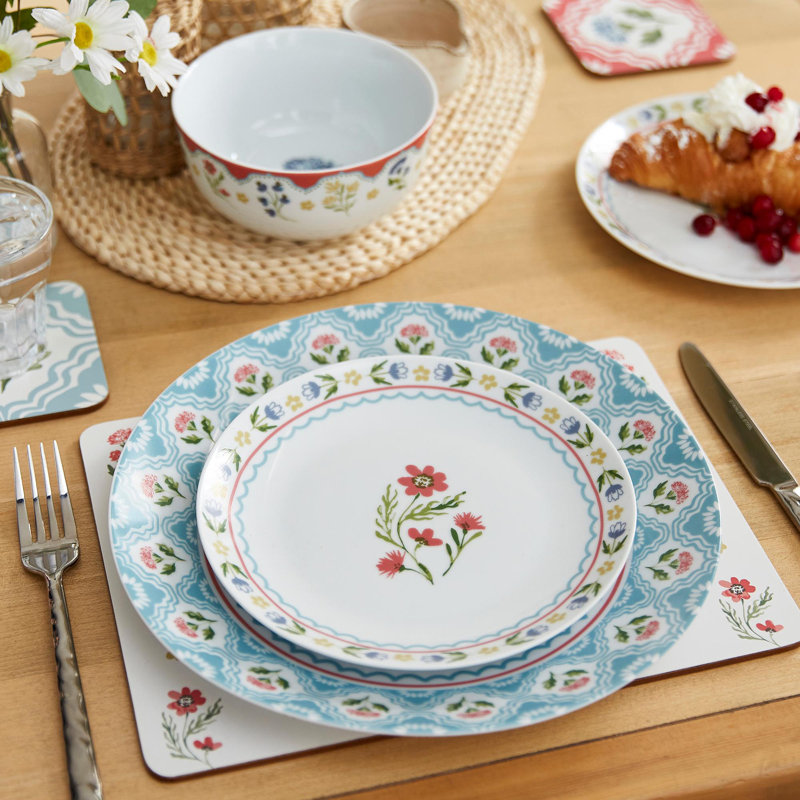 Boho Floral 19cm Appetiser Plate