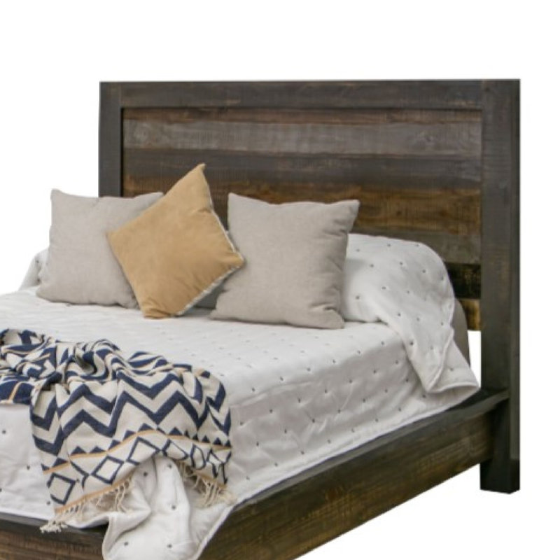 Pola Solid Wood Standard Bed