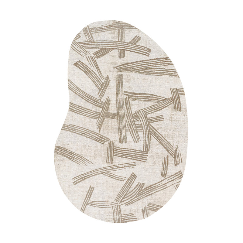 Meditation Kanji Dune Recycled P.E.T Area Rug, Rectangle 170 x 235 cm