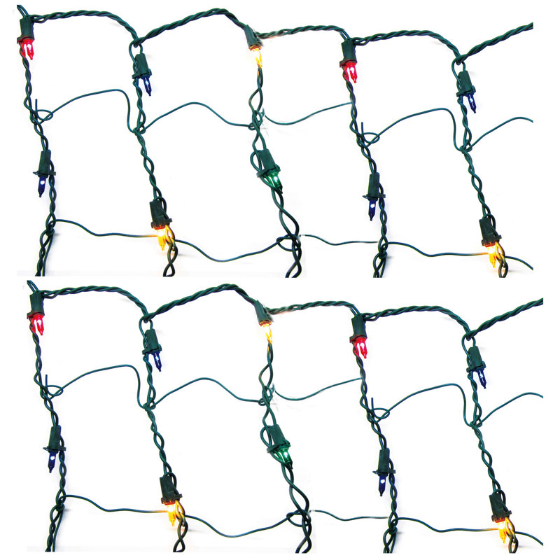 150 Lt Twinkling Net Light, Multi-Color