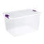 Sac de rangement transparent 64 qt, 6 pièces, et sac de rangement transparent 66 qt, 6 pièces