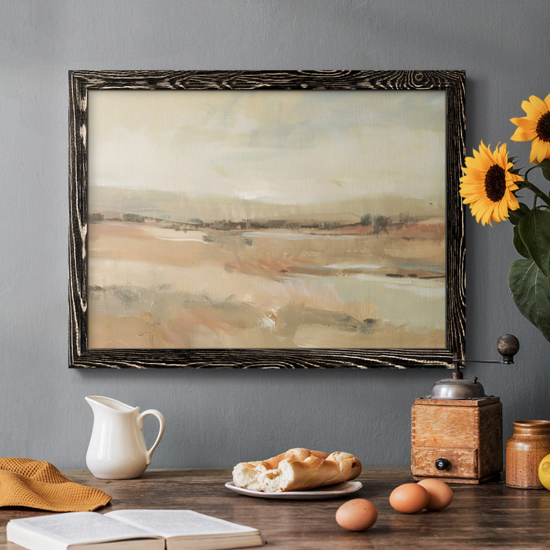 Earth Tone Landscape I - Impression sur toile tendue, H 22 po x l 32 po x P 1,5 po, Noir