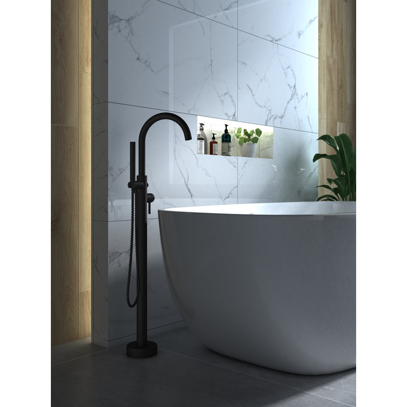 Clawfoot Tub Faucet, Black Matt