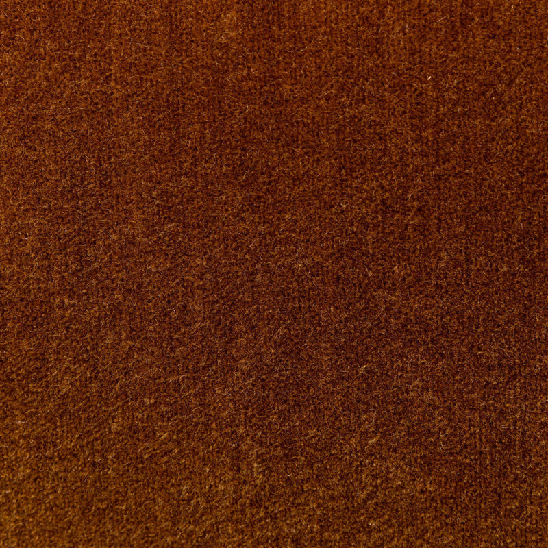 Bilbury Oval Ottoman-Taupe Shearling, Monte Tobacco Rayon/Viscose/Wool, Worrn Oak
