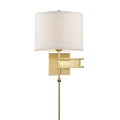 Single Light Dimmable Swing Arm Sconce