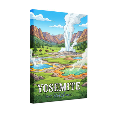 Paysages pittoresques et paysages urbains avec des geysers et des montagnes