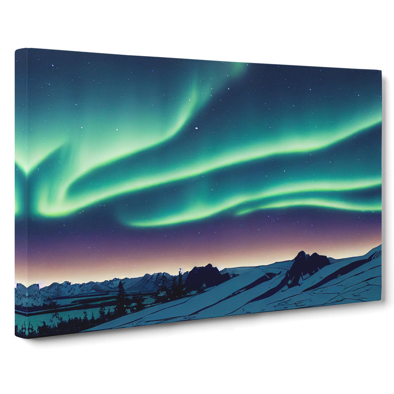 Intoxicating Northern Lights - Wrapped Canvas, 50cm H x 76cm W x 3cm D