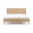Lauritzen Solid Wood Panel Bed-991021903-991915656