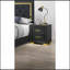 Mobilier de chambre à coucher à 2 tiroirs de style glam glamour moderne à 2 tiroirs avec quincaillerie de style moderne