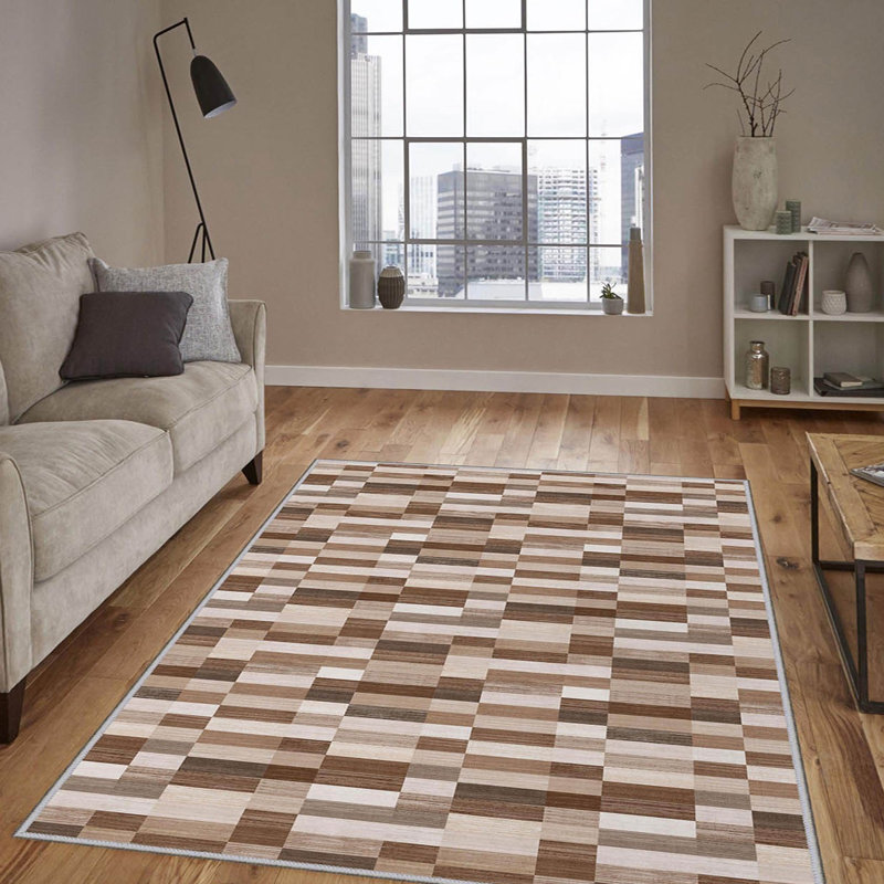 Elegant Hall Carpet, 31.5 x 78.7 inches | 100% Polyester, 0.4 inch Pile Height | Antibacterial, Non-Slip PVC Felt Dot Underside | Machine Washable, Durable Woven Design | Perfect for Entryways & Living Spaces