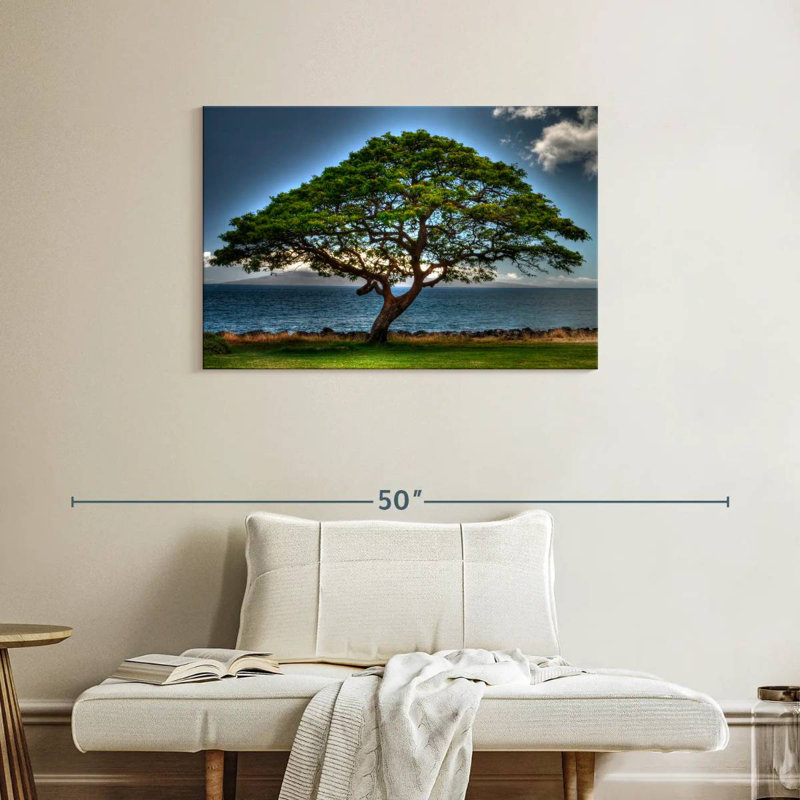 Harnek Lonely Tree Of Life, 24" H x 36" W