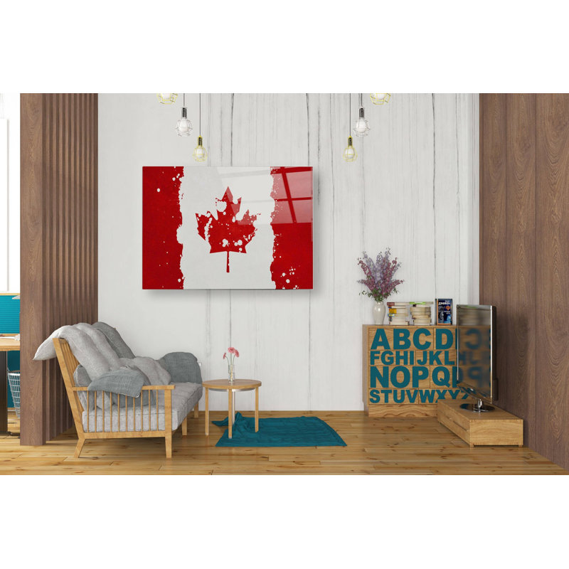 "Canada" Acrylic Glass Wall Art, 24" H x 36" W x 0.2" D