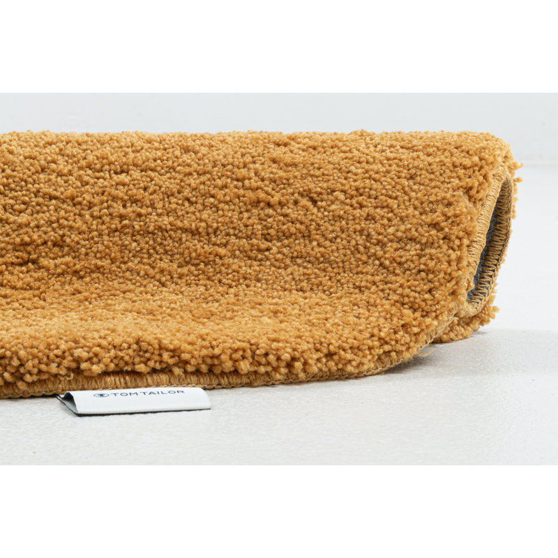 Circle Bath Rug, Gold, 90cm