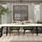 Aluminum Metal Long Slim Decor Silver Tray with Elevated Base-696187222