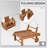 Outsunny Outdoor Folding Chaise Lounge Chair Recliner with Wheels, Acacia Wood Frame