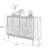 Walnut Solid Wood Sideboard-2068258825