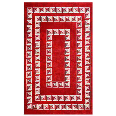 Majestik Geometric Hand Woven Indoor / Outdoor Area Rug