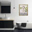  Art mural sur toile Crisp Bathroom with Plants par Silvia Vassileva-112217676-112217666