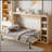 Full Size Murphy Bed With Bookshelf