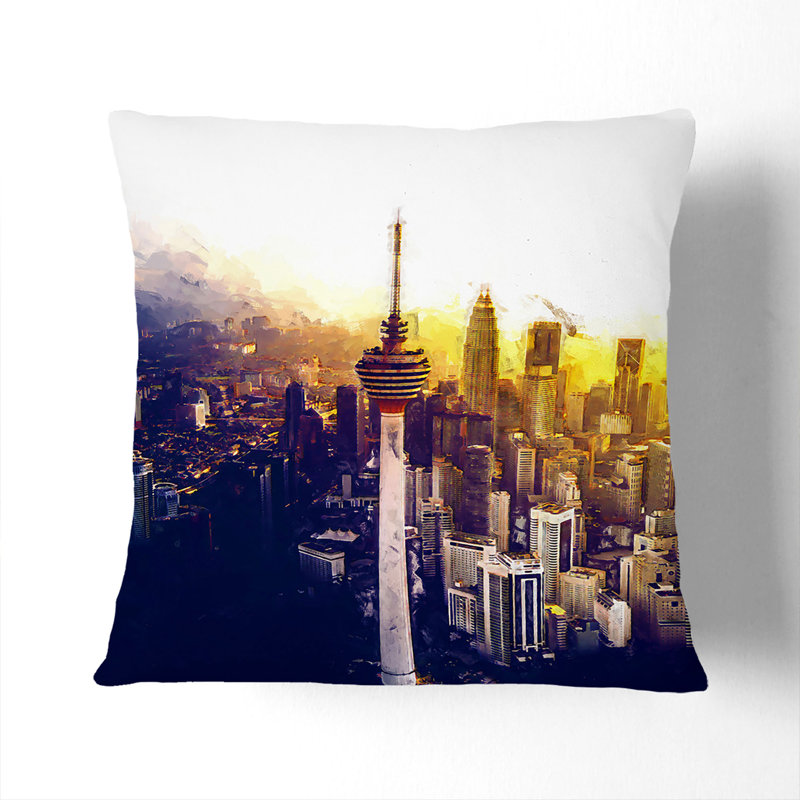 Square Cushion, 55cm H x 55cm W x 20cm D, Stone