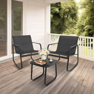 Chante 2-Person Rocking Outdoor Seating Set
