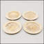 Plat de service blanc en bois fabriqué à la main 13 po | Napperon en bois | Vaisselle Artisan-217140498