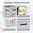 Farmhouse 70'' TV Stand For Tvs Up To 80'' With Electric Fireplace And Adjustable Shelves-1540828021