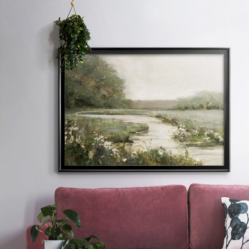 «Quiet Path», reproduction d'art sur toile, Noir, H 14 po x l 20 po x P 1,5 po