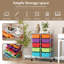 Nally 10 Drawer Storage Drawer with Locking Wheels-368105021