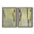 Toile avec cadre gris