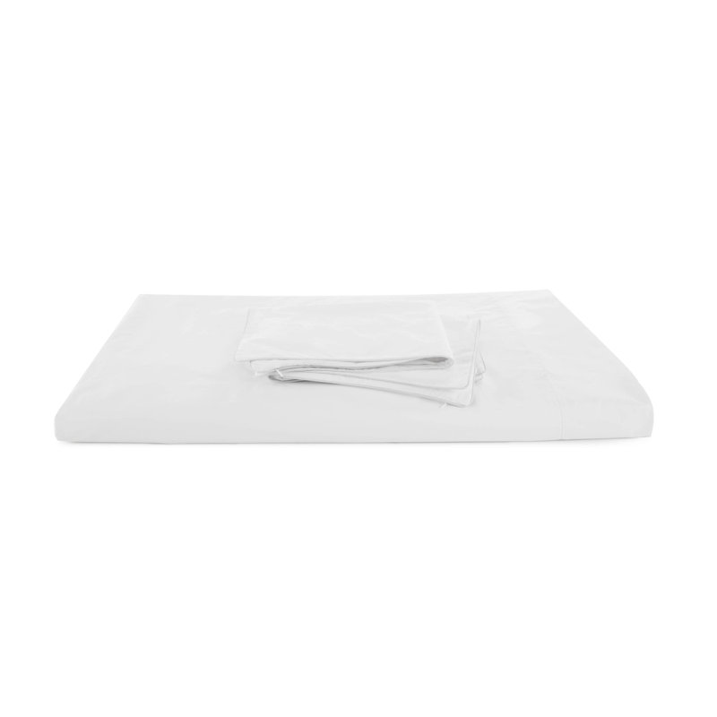 Clean Design Home Anti-Allergen White Mattress Protector, Full / Double